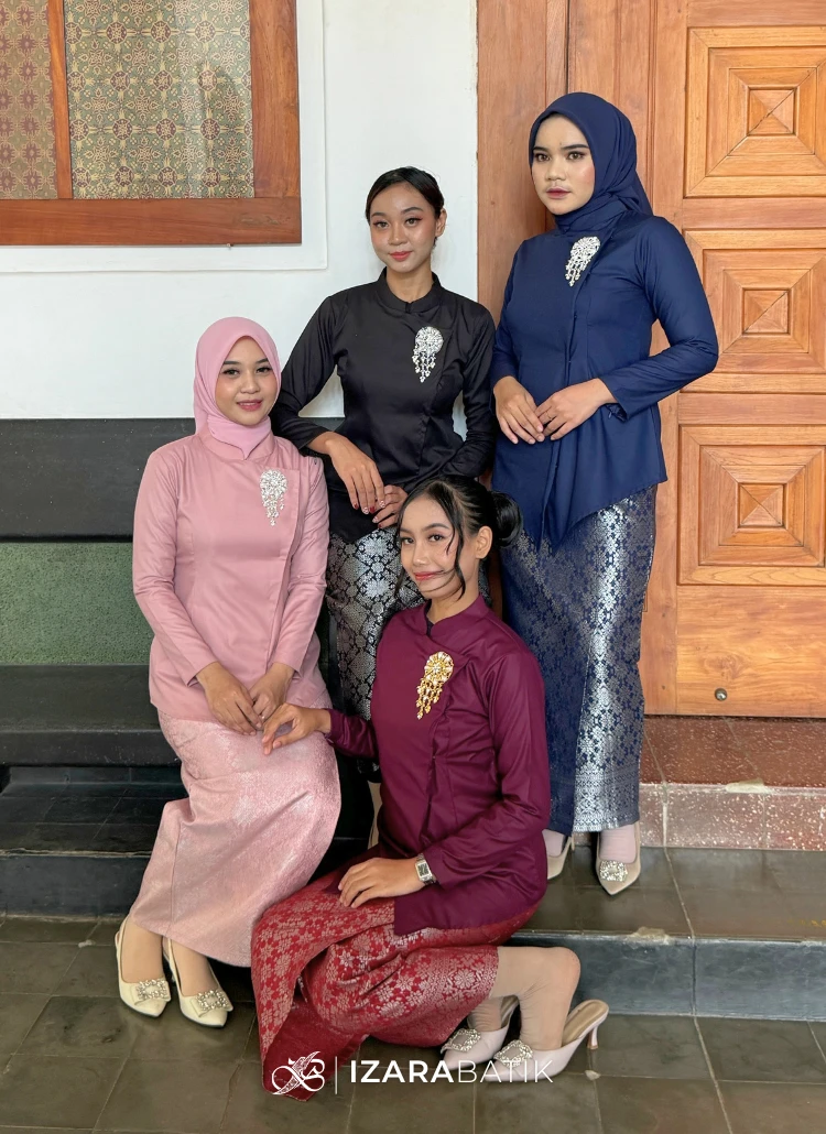 Dasiyah Series Set Kebaya Janggan Batik Modern Couple Wisuda Lamaran Tunangan Kondangan Bridesmaid