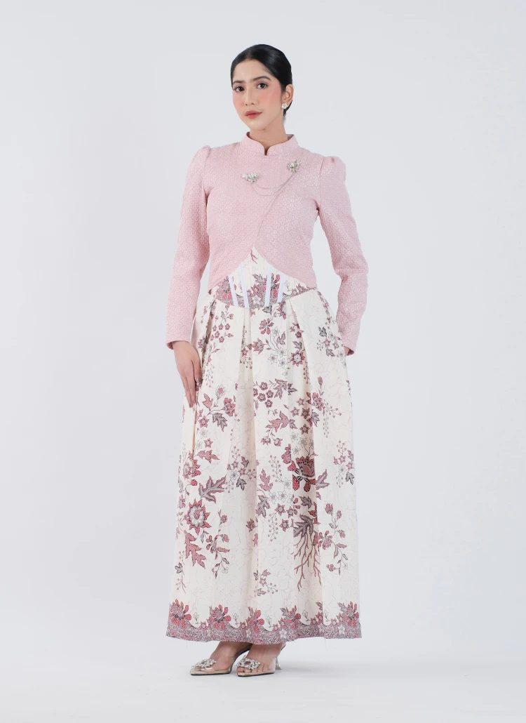 Set Selina Series Jaguard Fukuro Premium Free Bross Cantik Set Kebaya Batik Modern Wisuda Lamaran Tunangan Kondangan