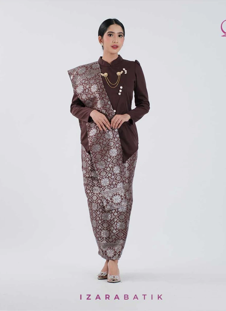 SET KEBAYA MAHOGANY