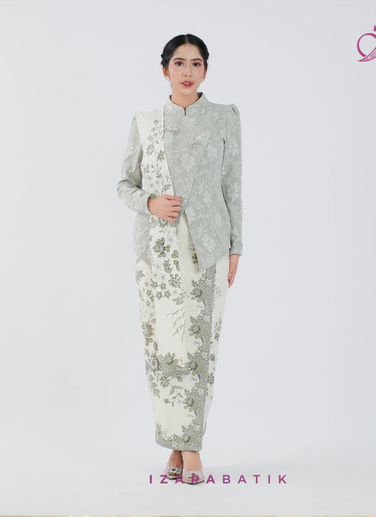 SET KEBAYA SAGE