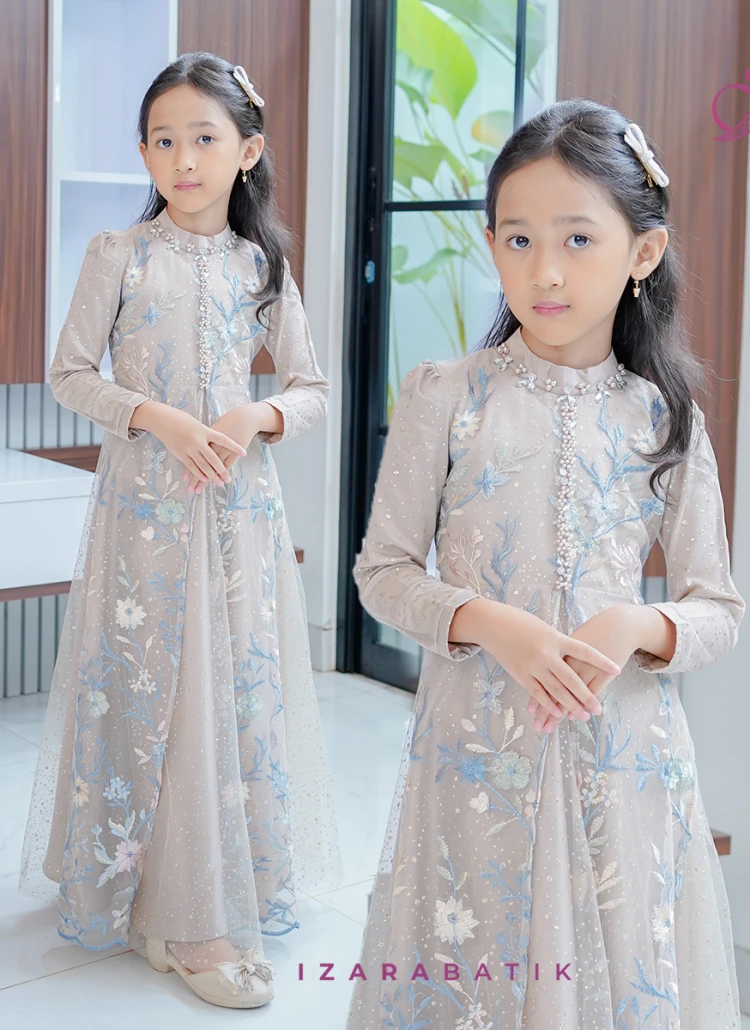 DRESS ANAK LATTE