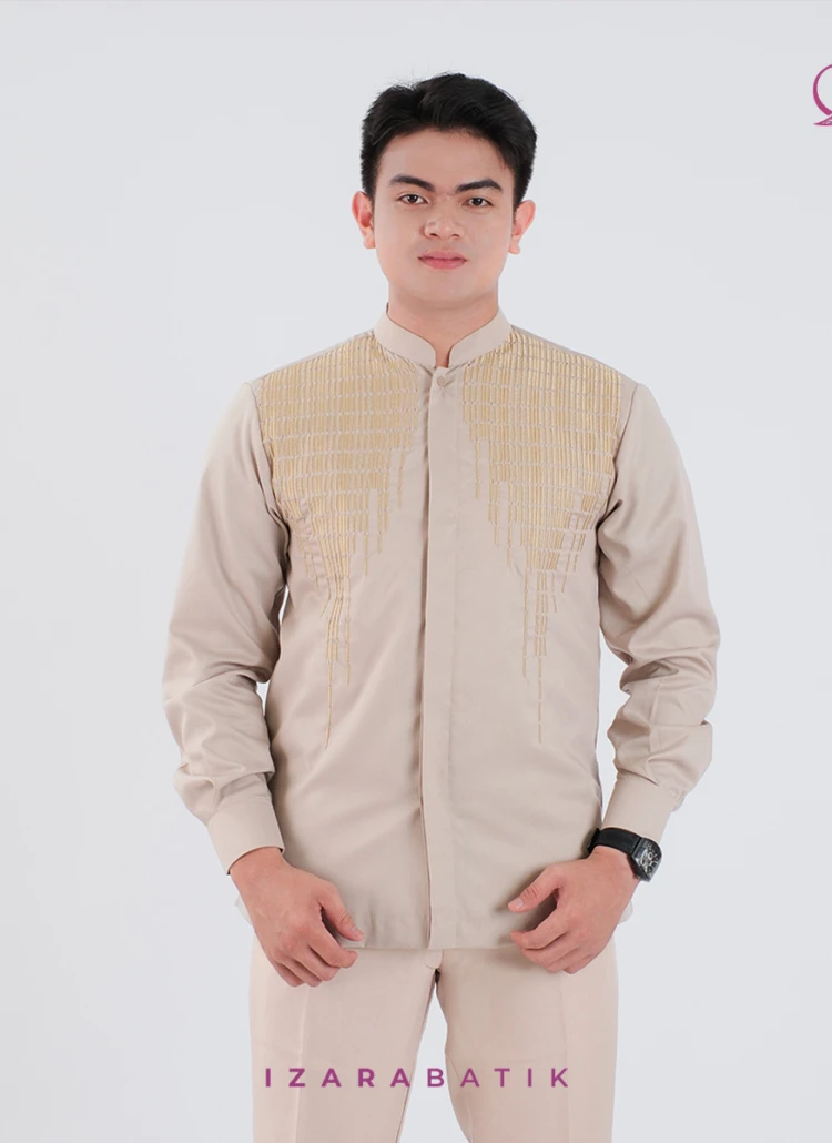 KEMEJA DEWASA LATTE XL