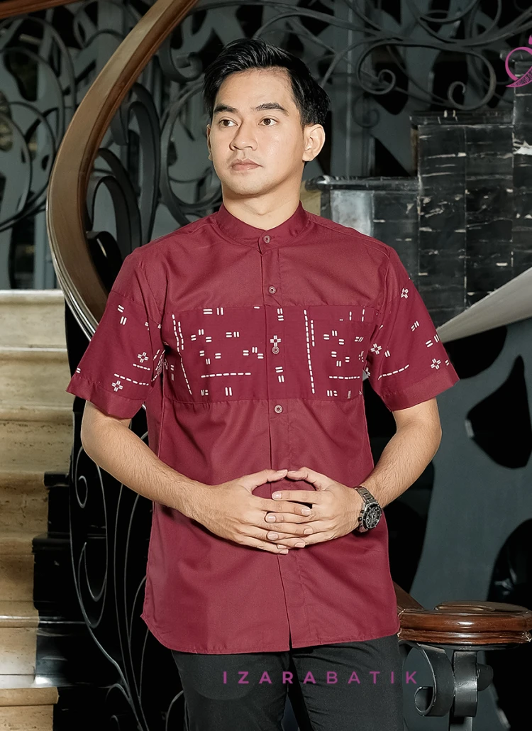 HEM PENDEK BURGUNDY