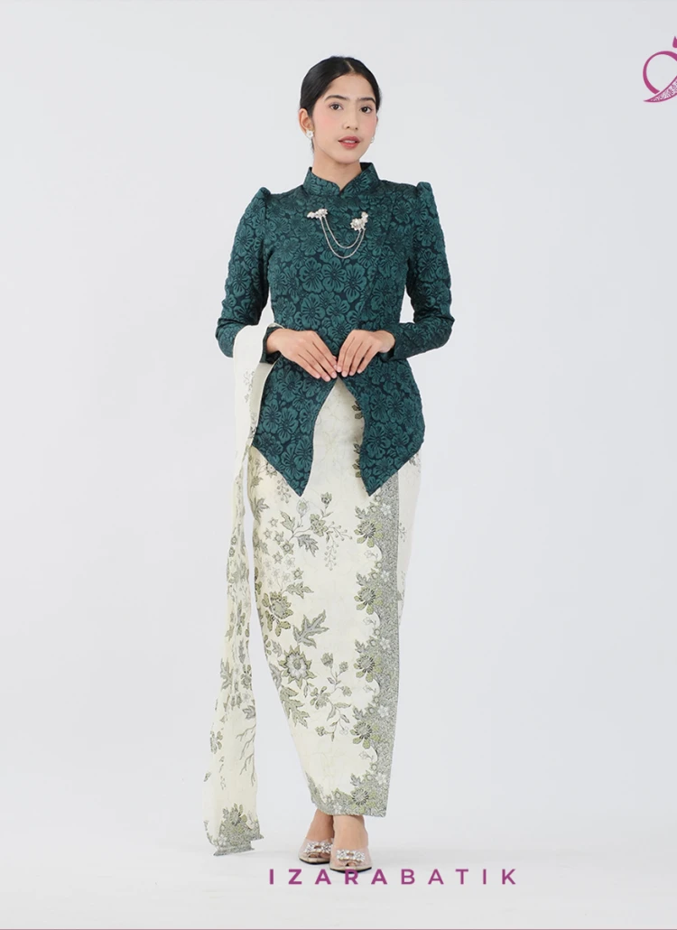 SET KEBAYA HIJAU