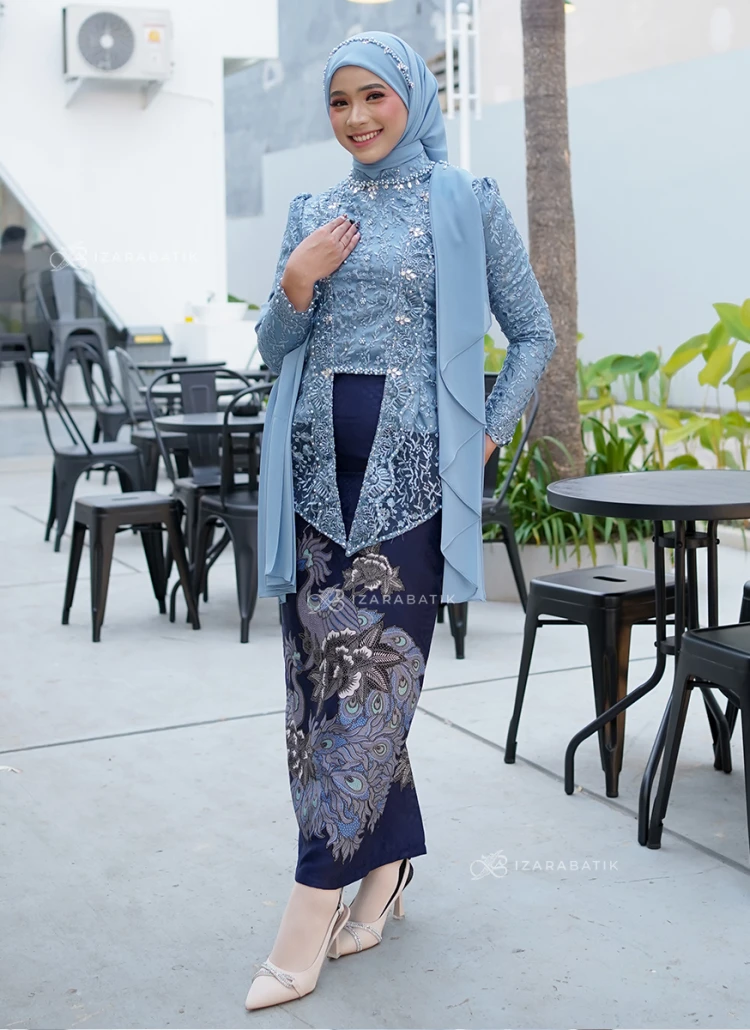 Rastri Kutubaru Series Setelan Baju Batik Modern Couple Kebaya Tunangan Lamaran Modern Wisuda Bridesmaid Tunangan